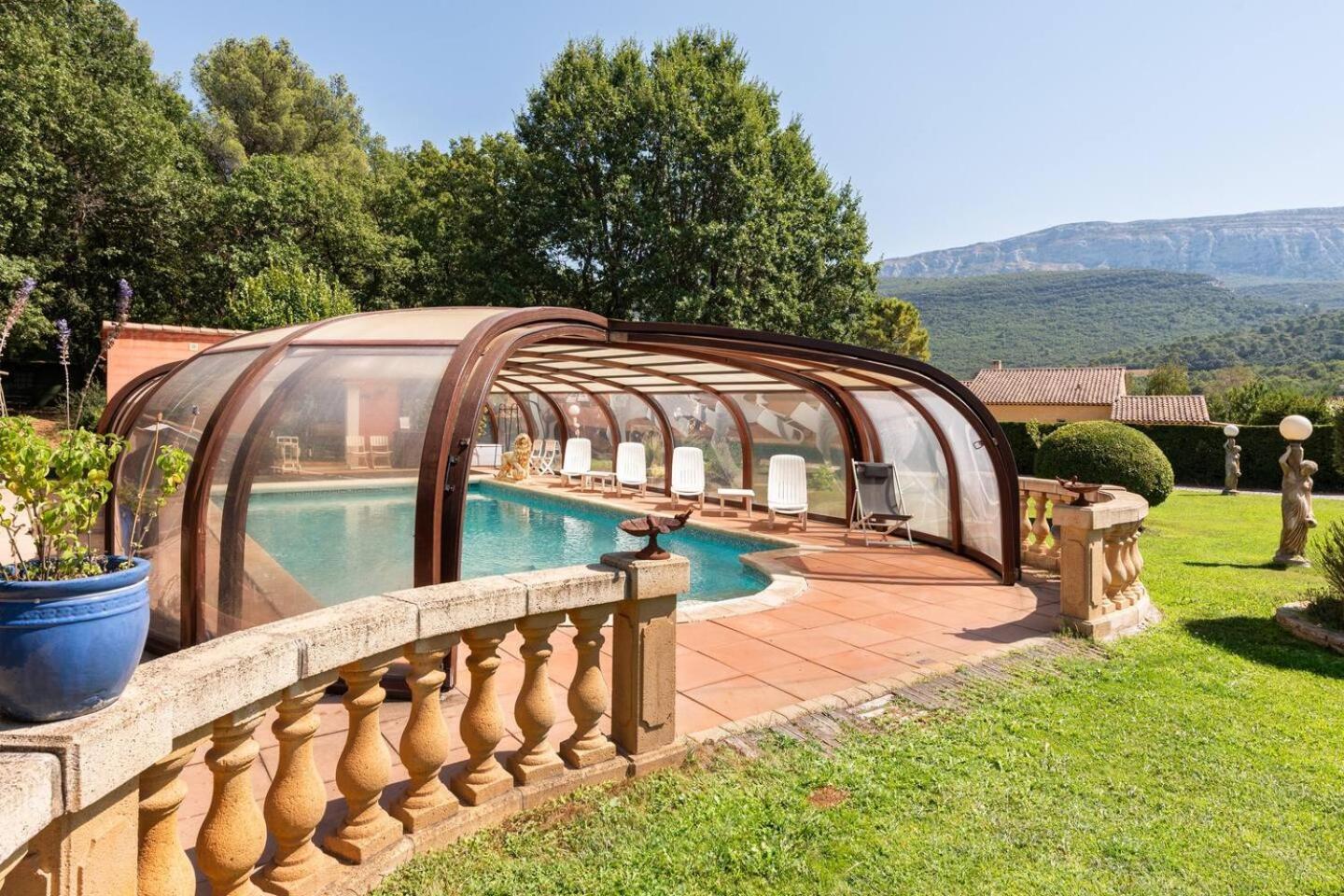 Chambre Et Table D'Hotes Villa Pomponette Nans-les-Pins Buitenkant foto